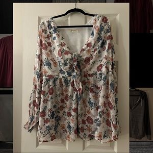 Altar’d State Plus Size Floral Blouse